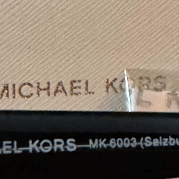 Michael Kors MK6003 Slazburg Sunglasses Black-Blue With Blue Gray Lenses W Case main image 8